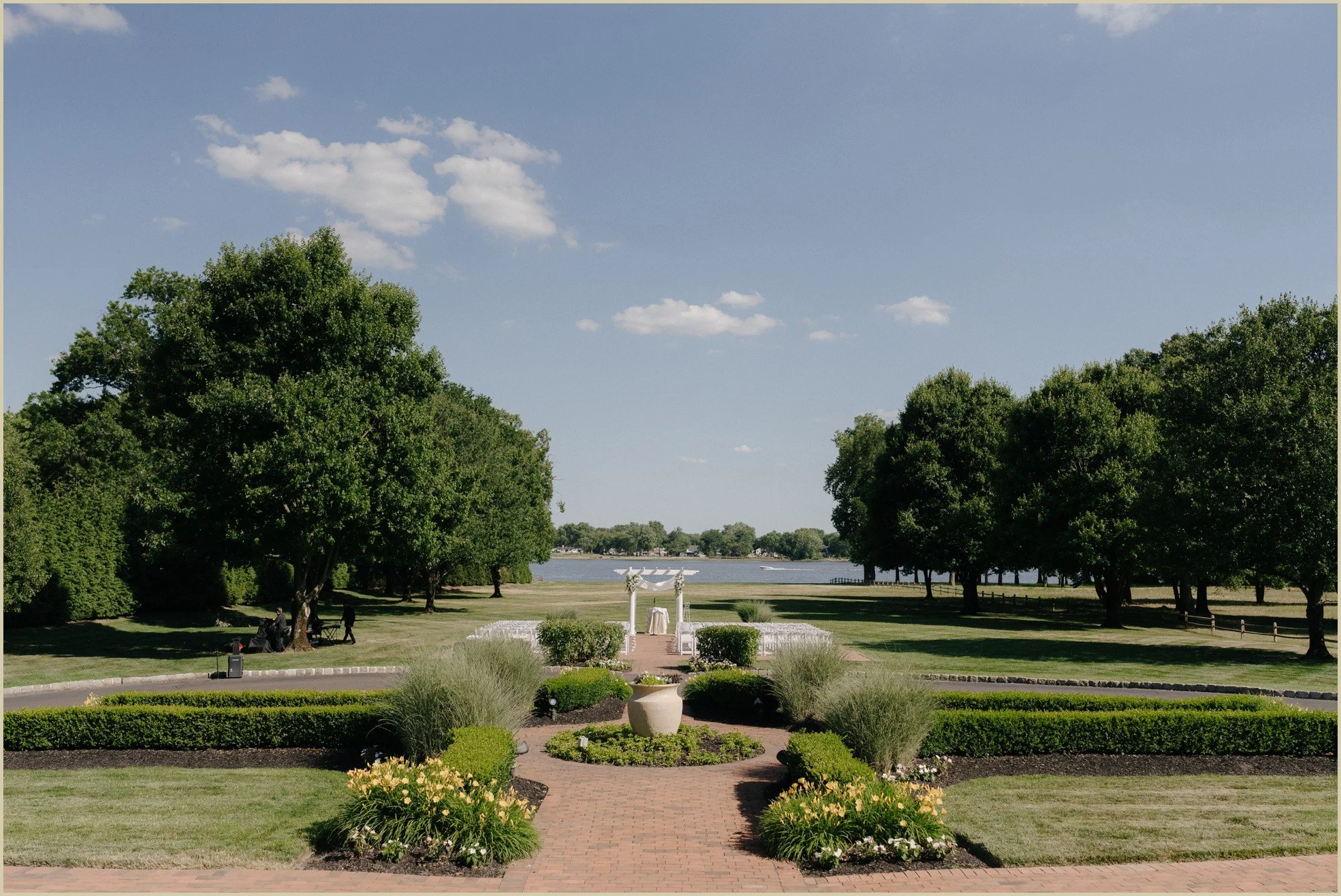 the ground and ceremony location at pen ryn estate