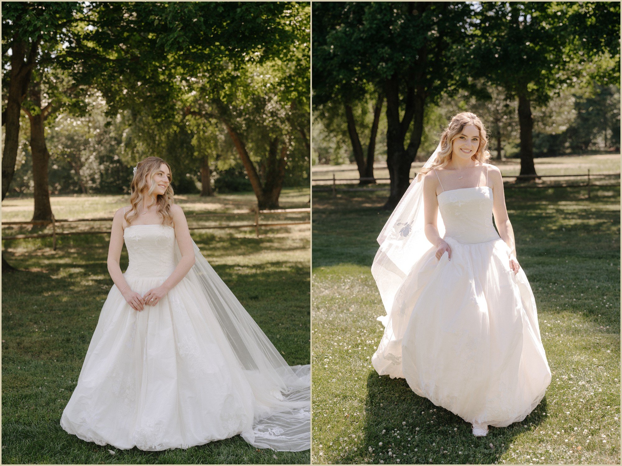 light filled bridal portrait at pen ryn estate