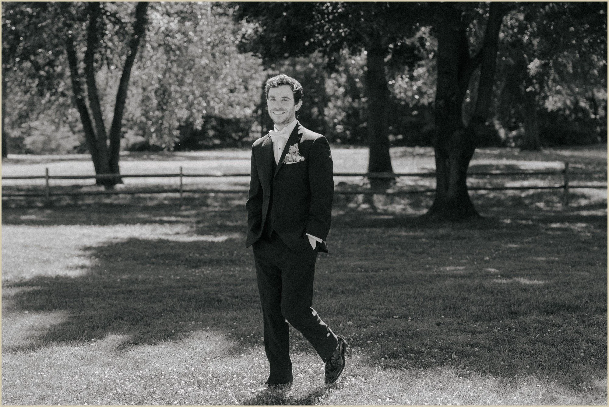 documentary style groom portraits