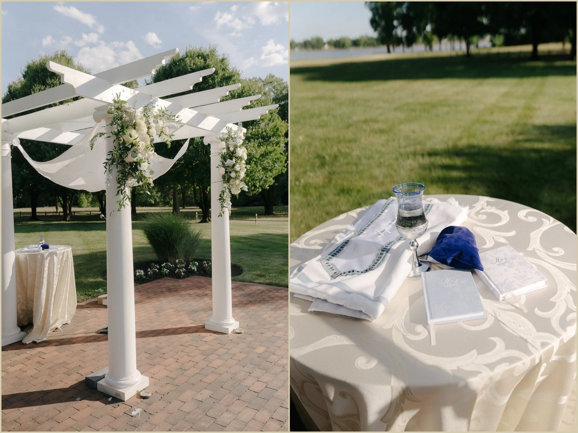 details from hannah and bens ceremony