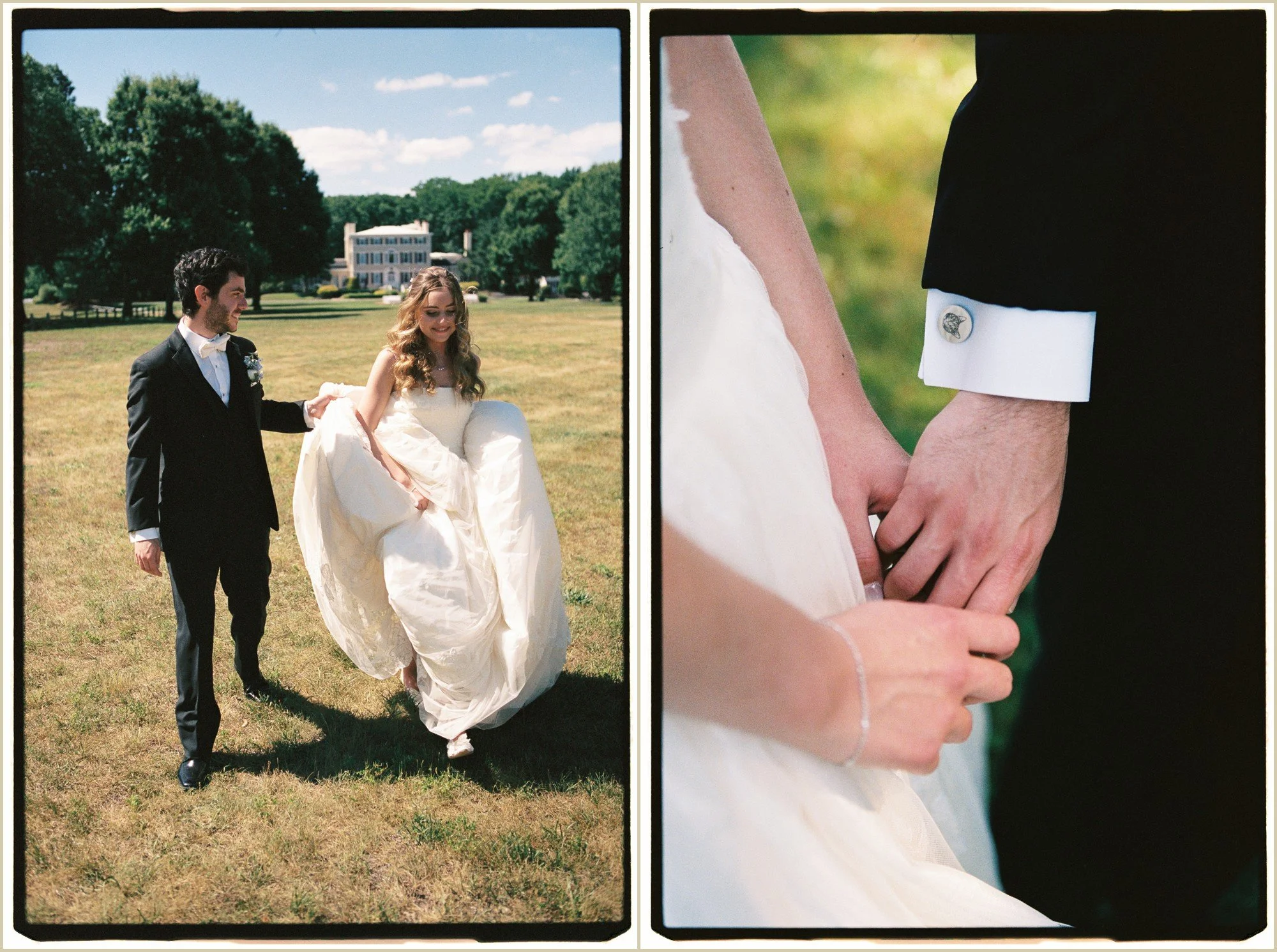 film photos of hannah and ben at pen ryn