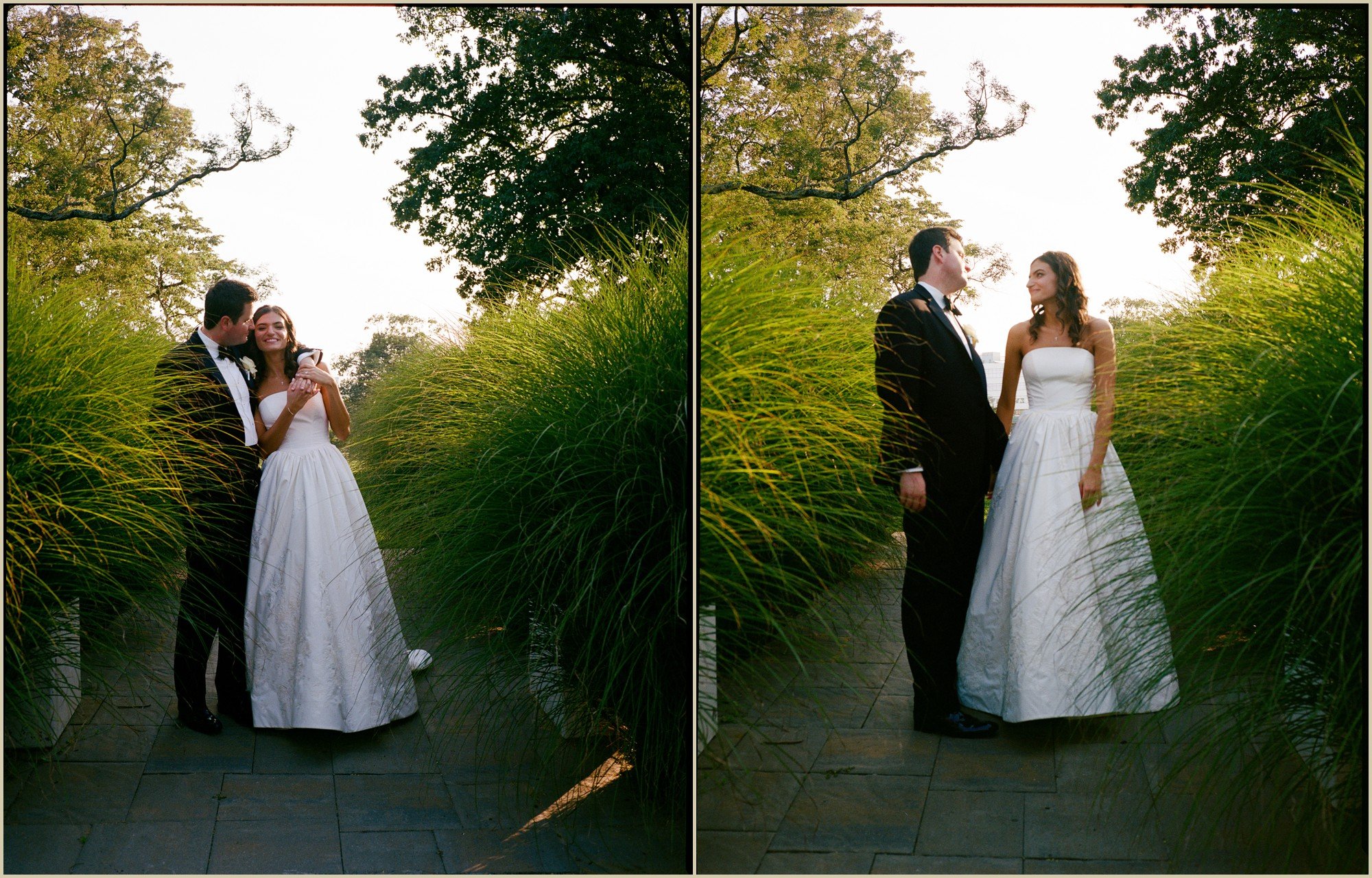 film wedding portraits at the ballroom at ellis preserve