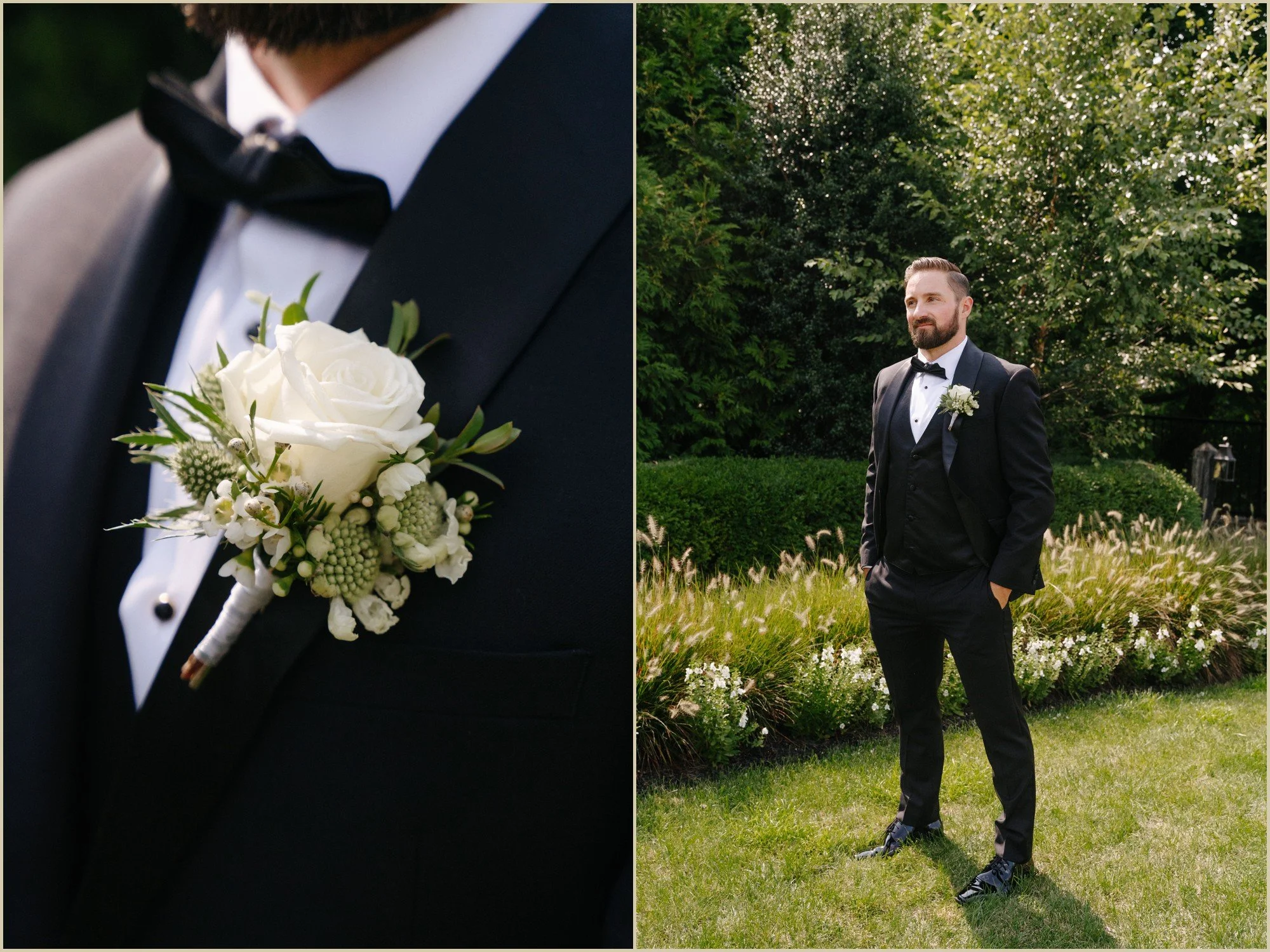groom portraits at The Lake House Inn