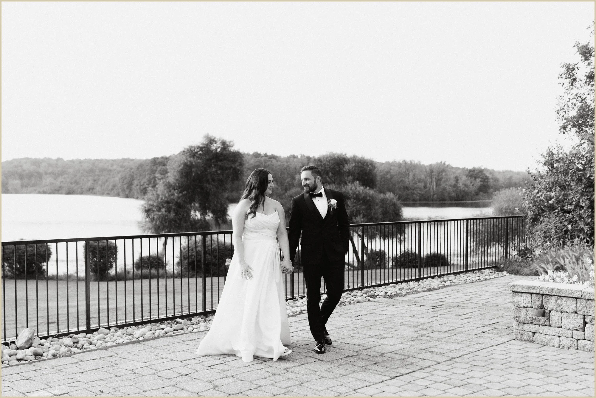 candid documentary style wedding couple portraits