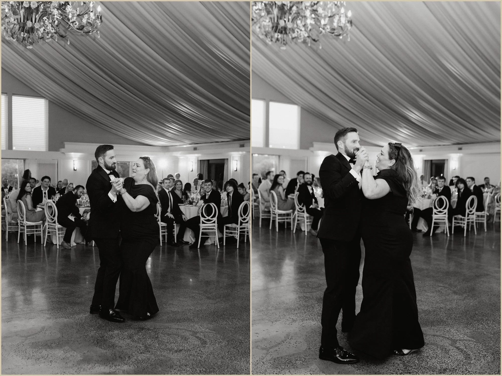 groom and mother formal dance