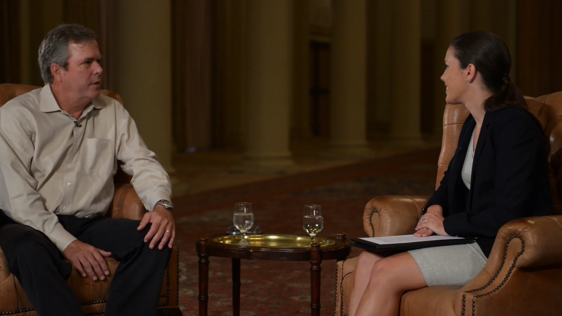 Interviewing Governor Jeb Bush