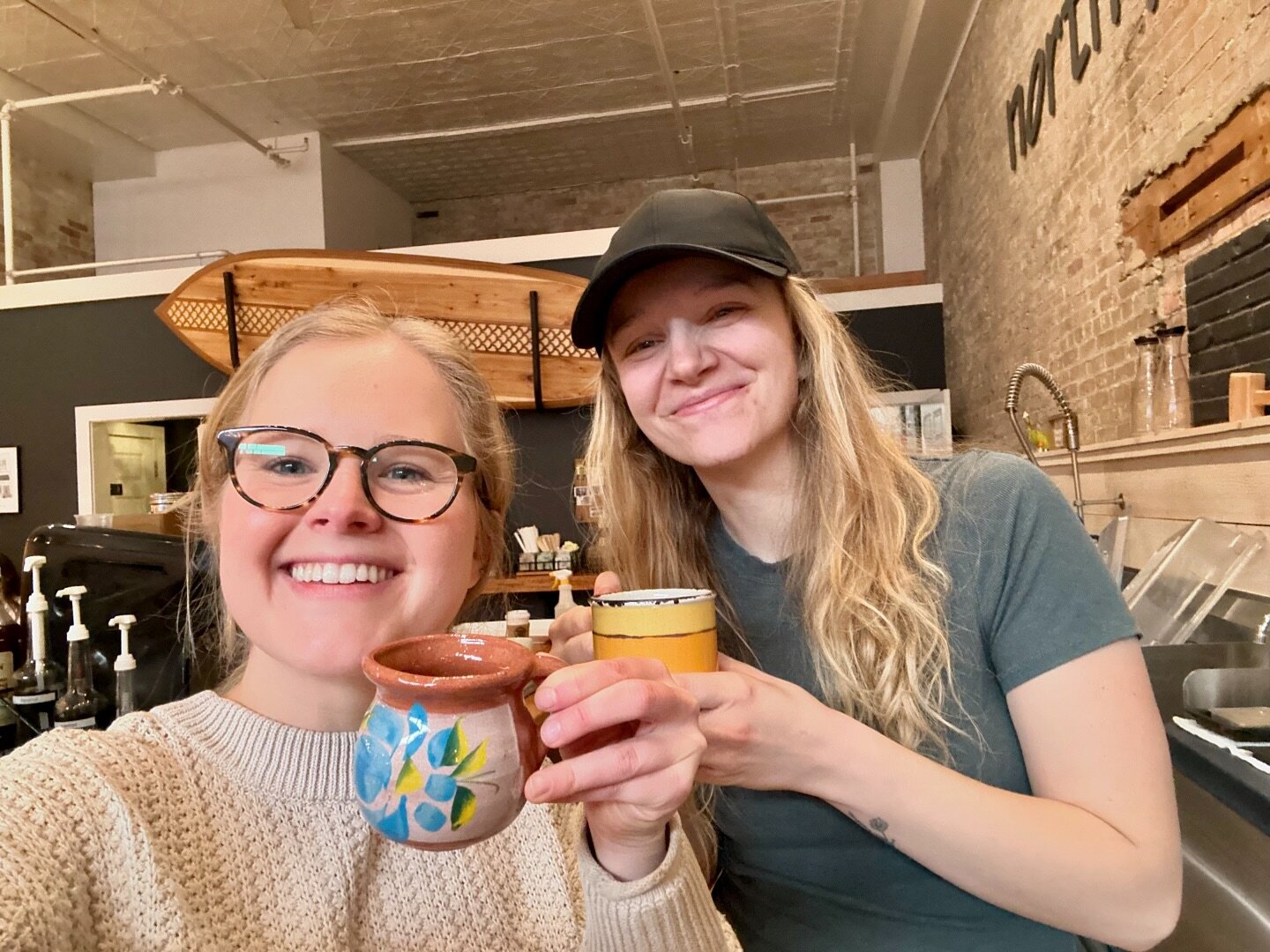 Coffee and smiles brought to you today by Amanda and Sarah! Happy Tuesday ☀️

@northperkcoffee @downtownpetoskey #northperkcoffee #baristadaily #barista #localcoffeeshop #bestcrew #petoskeyarea #coffeelover #coffeeshop #petoskey #singleorigincoffee #