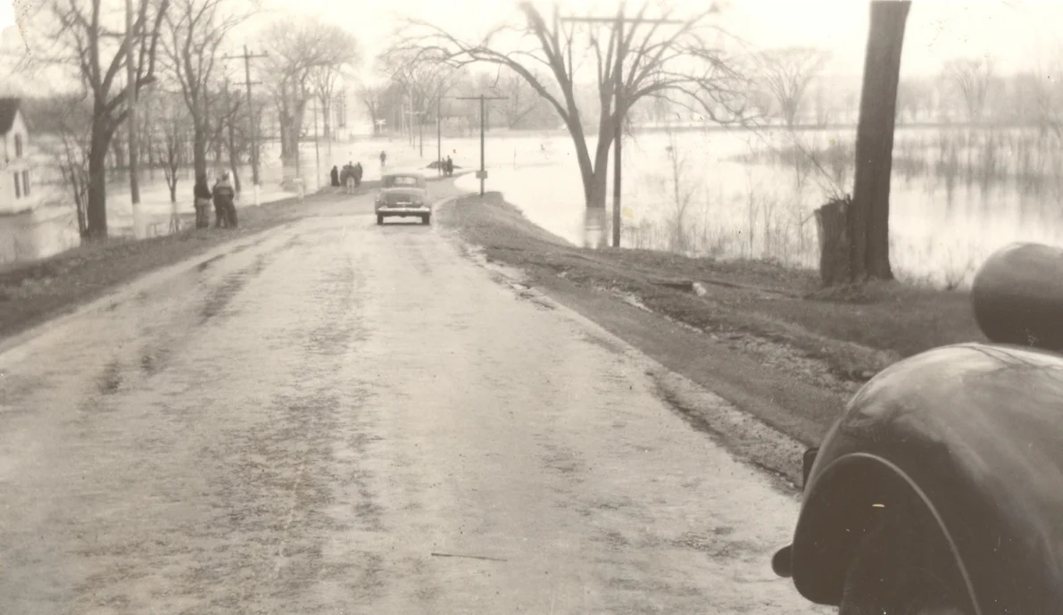 "Moscow Landing" (near the old Genesee Valley Canal), Jones Bridge Road, Town of Leicester, c. 1940. Courtesy of the Office of the Livingston County Historian