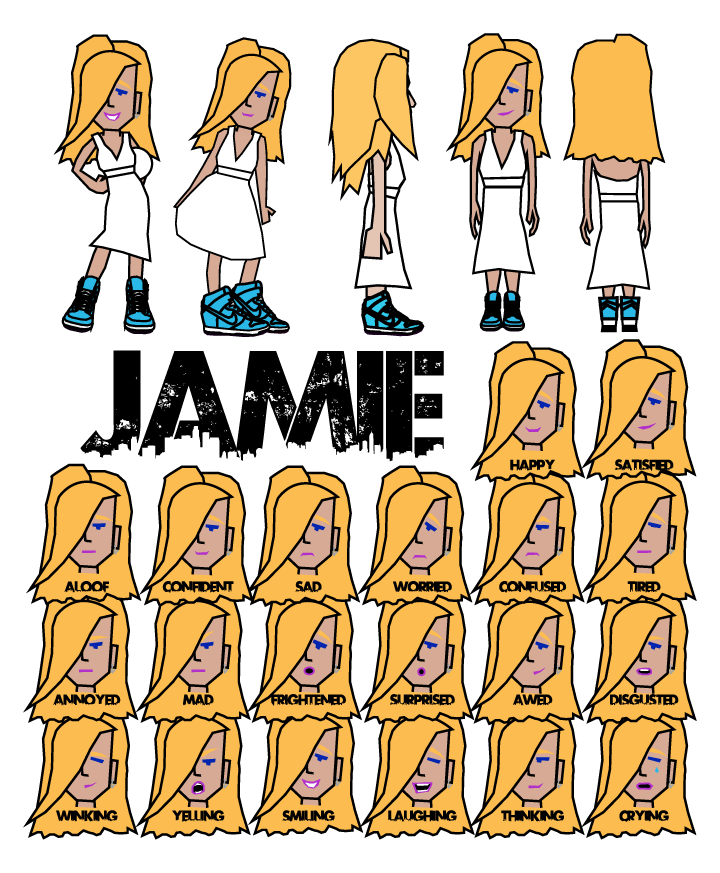 Chosen - Jamie Character Sheet