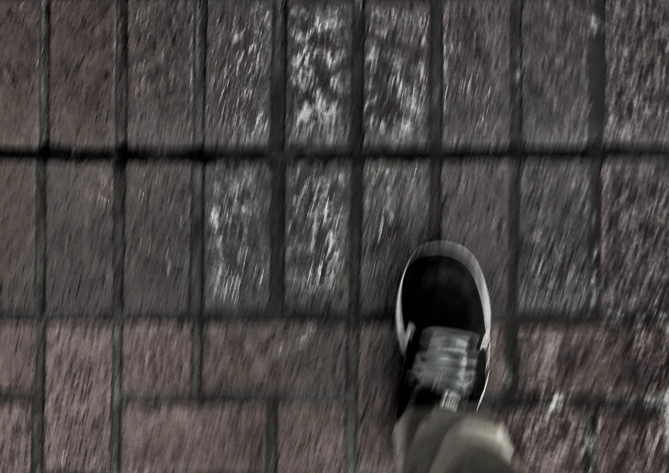 Mad dash to class while avoiding the rain.