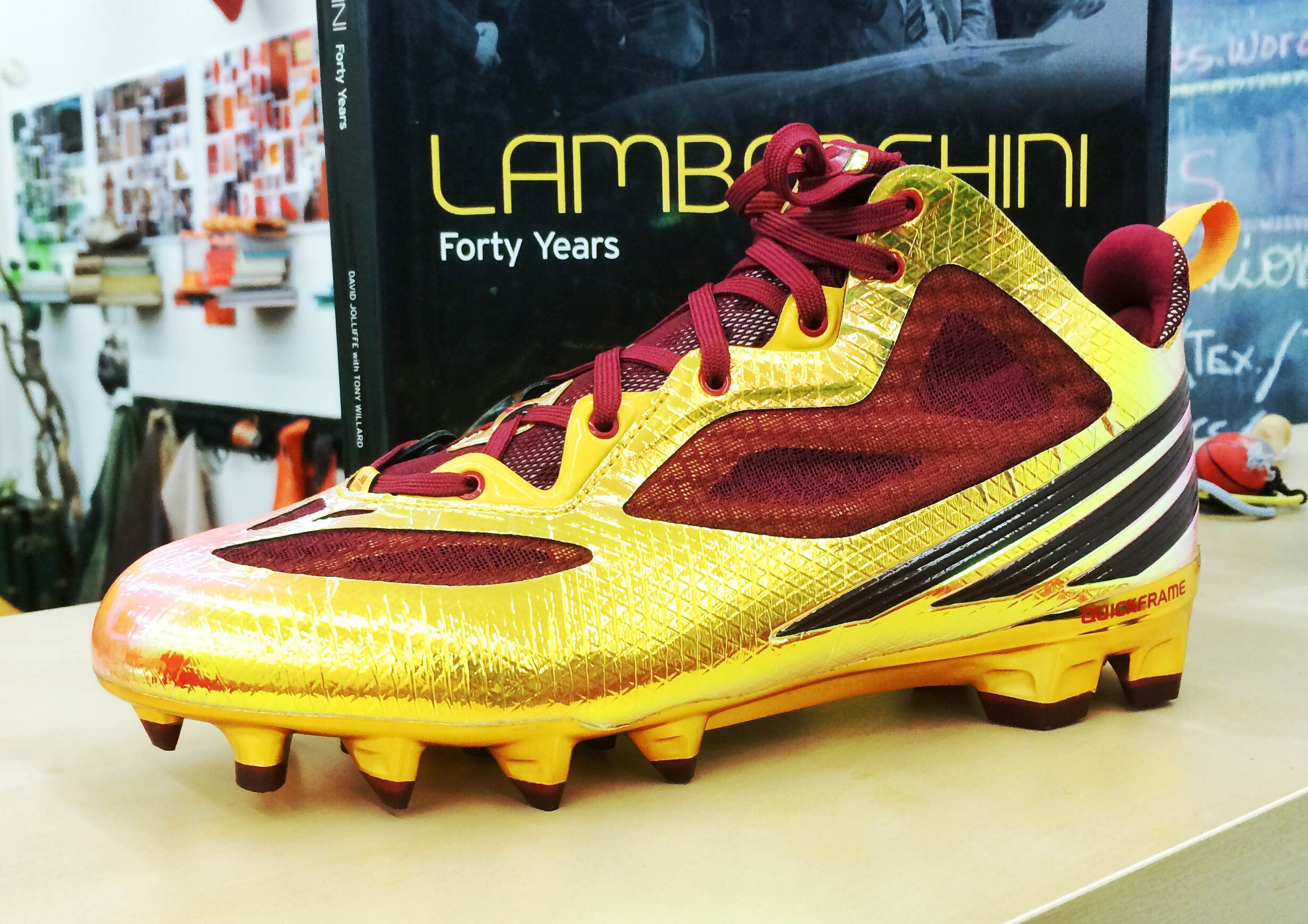 Brought into the MLAB: adidas RG3 Cleats “Cardinal”