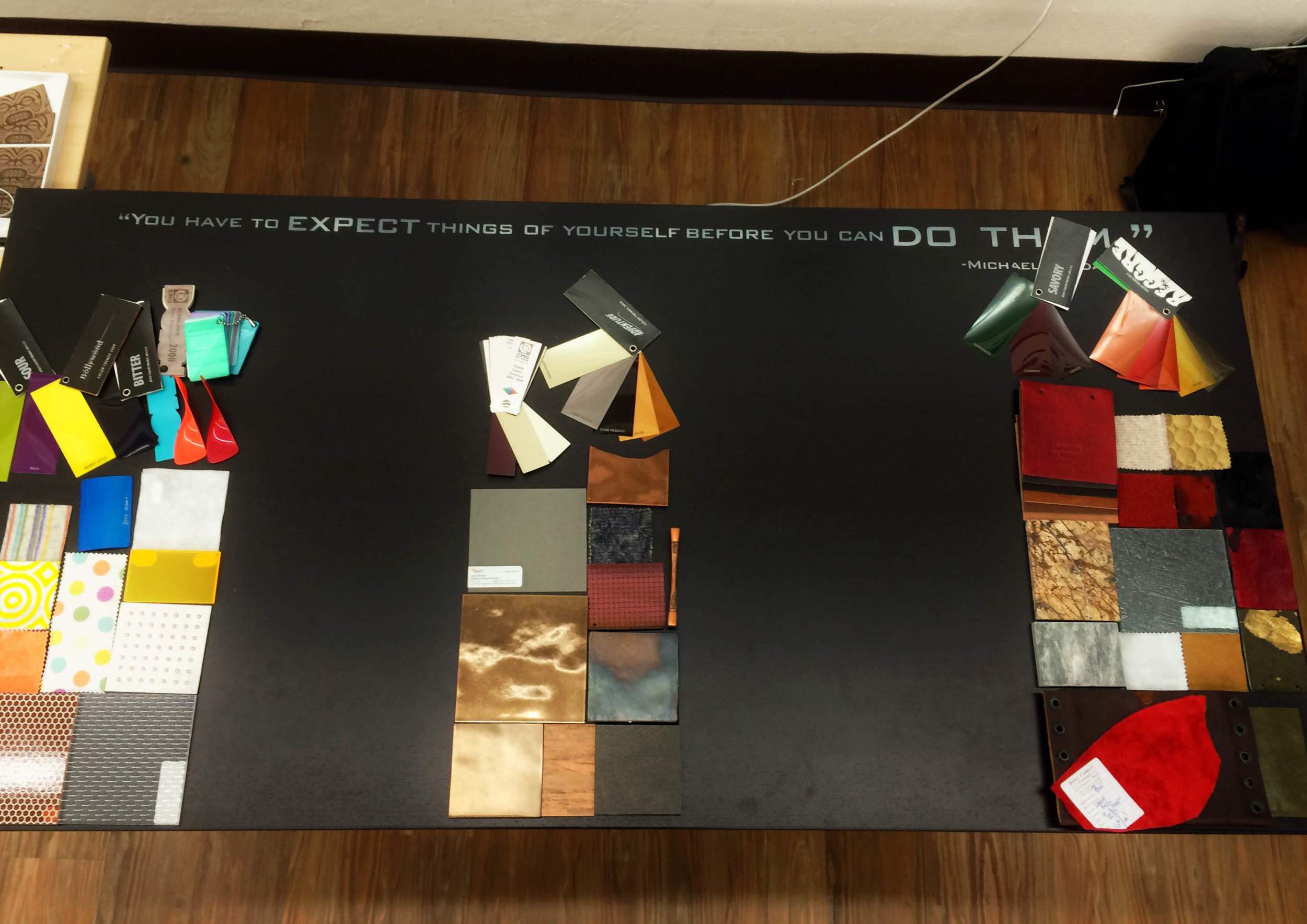 Pulling color and materials for Ikea, West Elm, and The Point Resort, respectively.