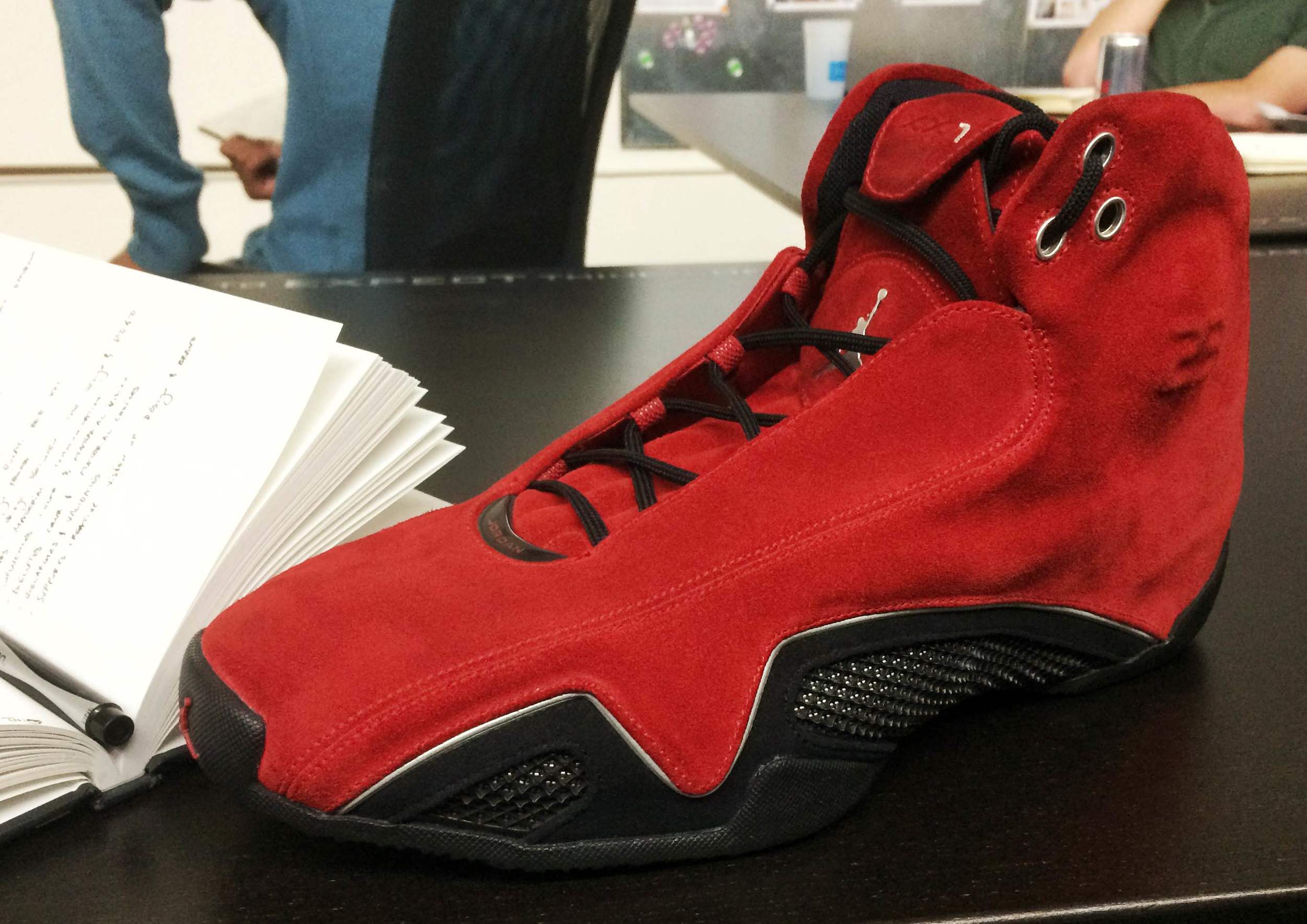 One of Mrs. Suzette's favorite projects at Jordan Brand. Air Jordan XX1 based on Michael Jordan's red Ducati .