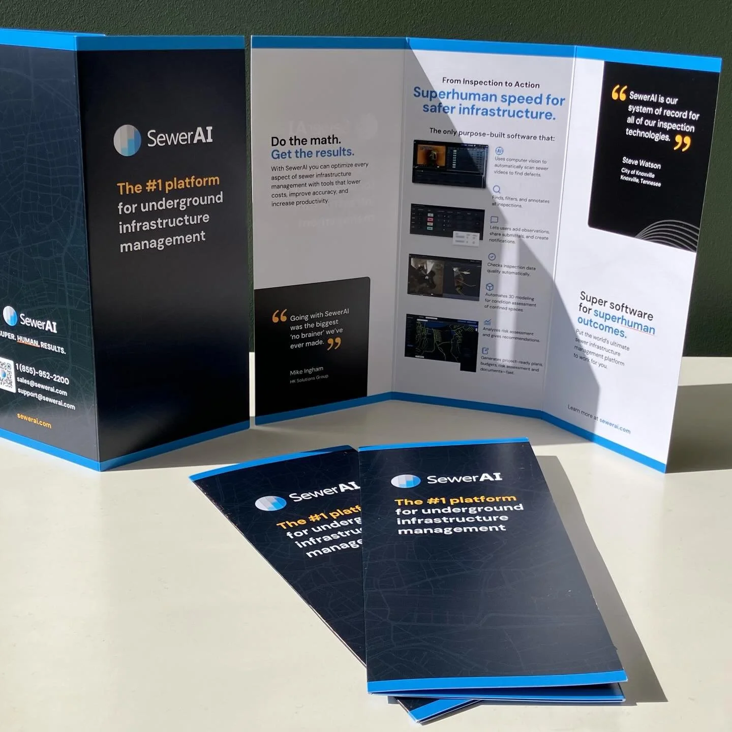 New brochures back from the printer today