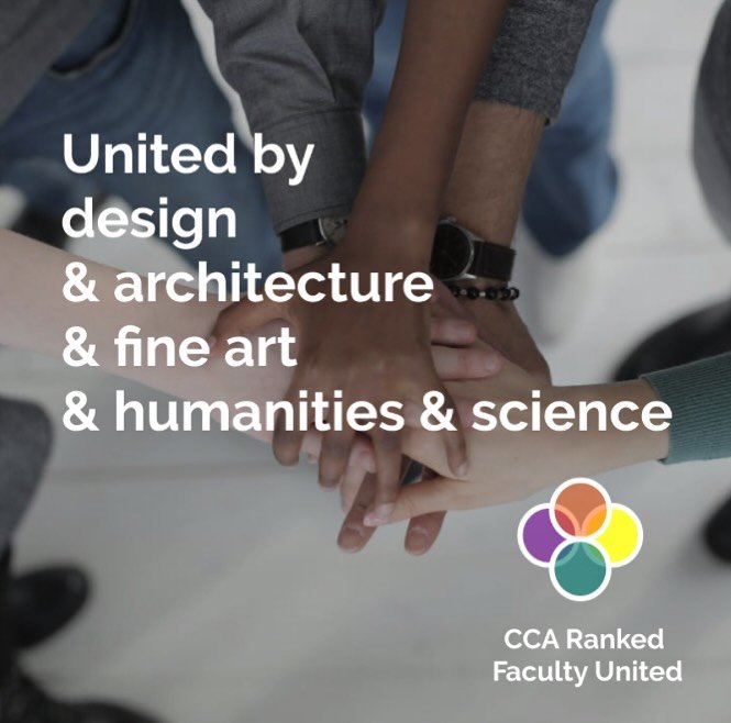 Things I designed: branding for CCAs ranked faculty union