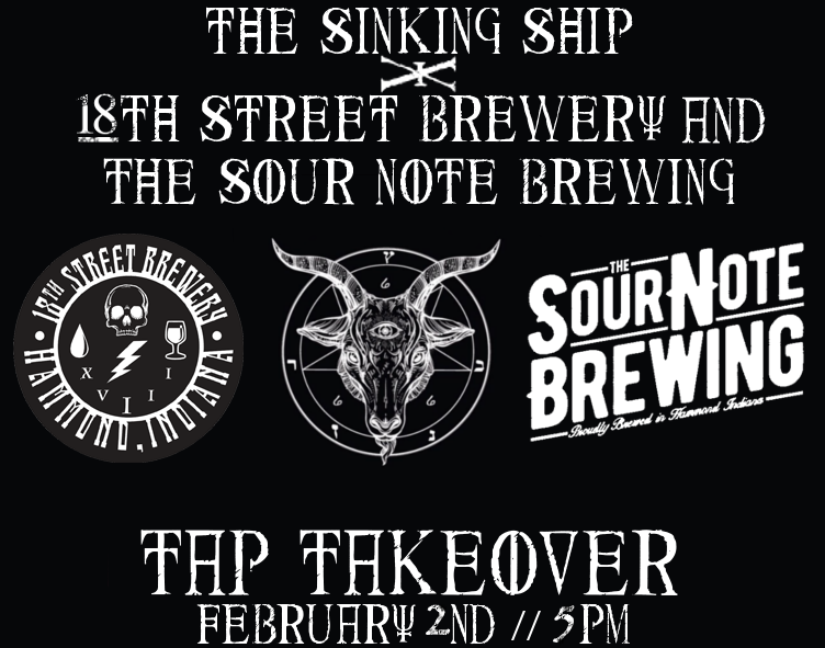 INDY TAP TAKEOVERS Feb 2nd! 