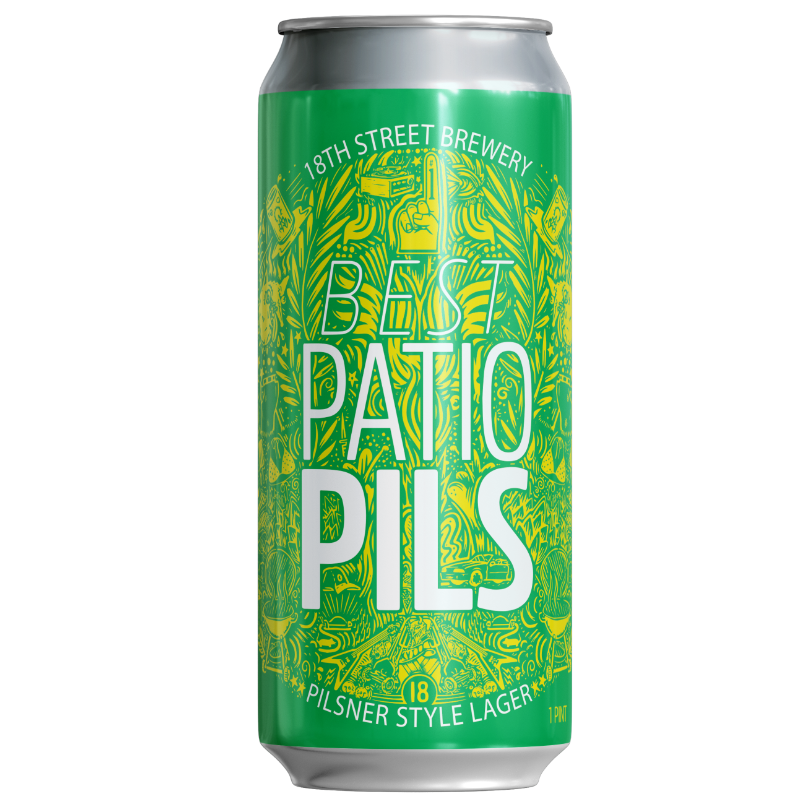 18th Street Brewery Best Patio Pils