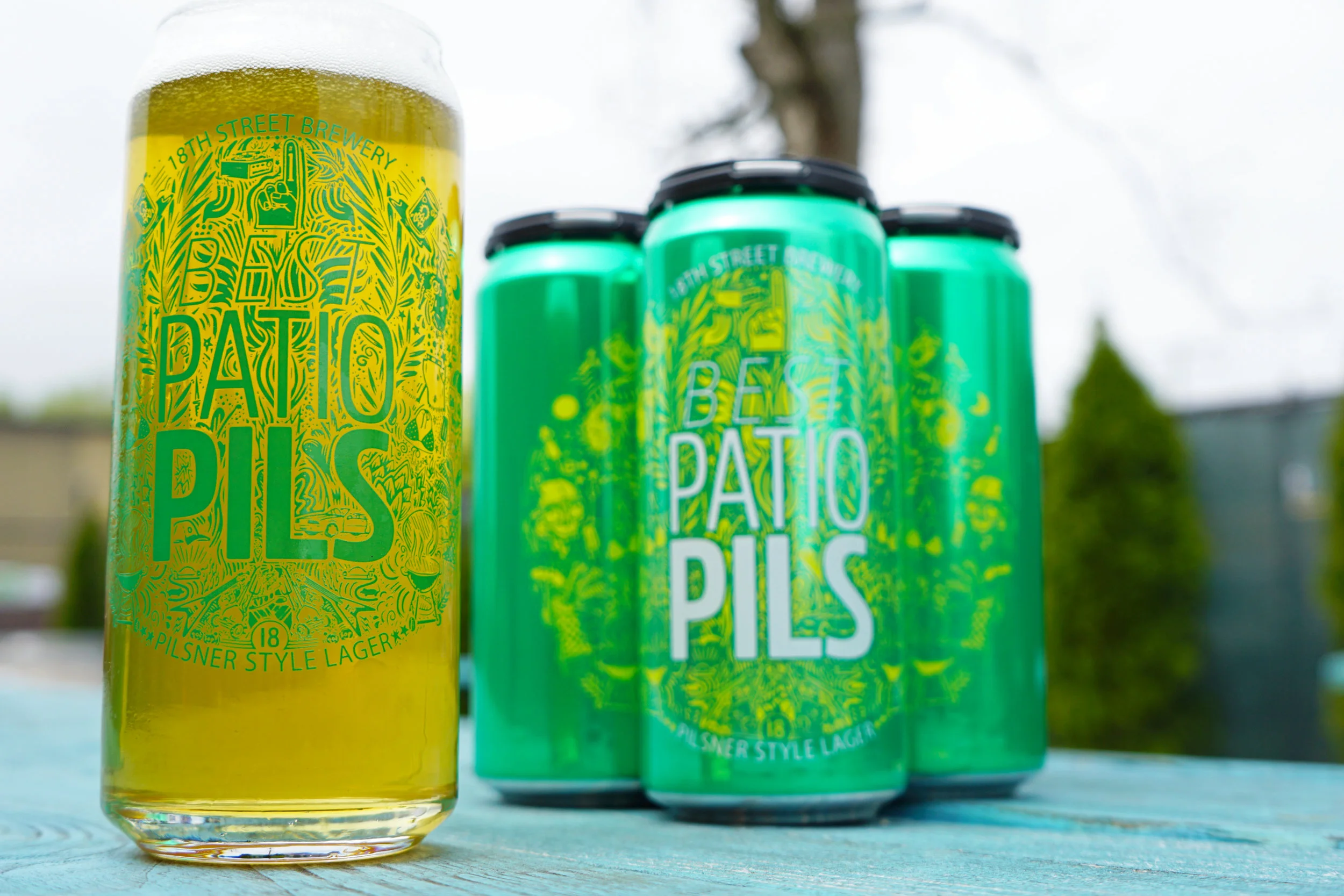 Patio Pils Tall Boy Glass!