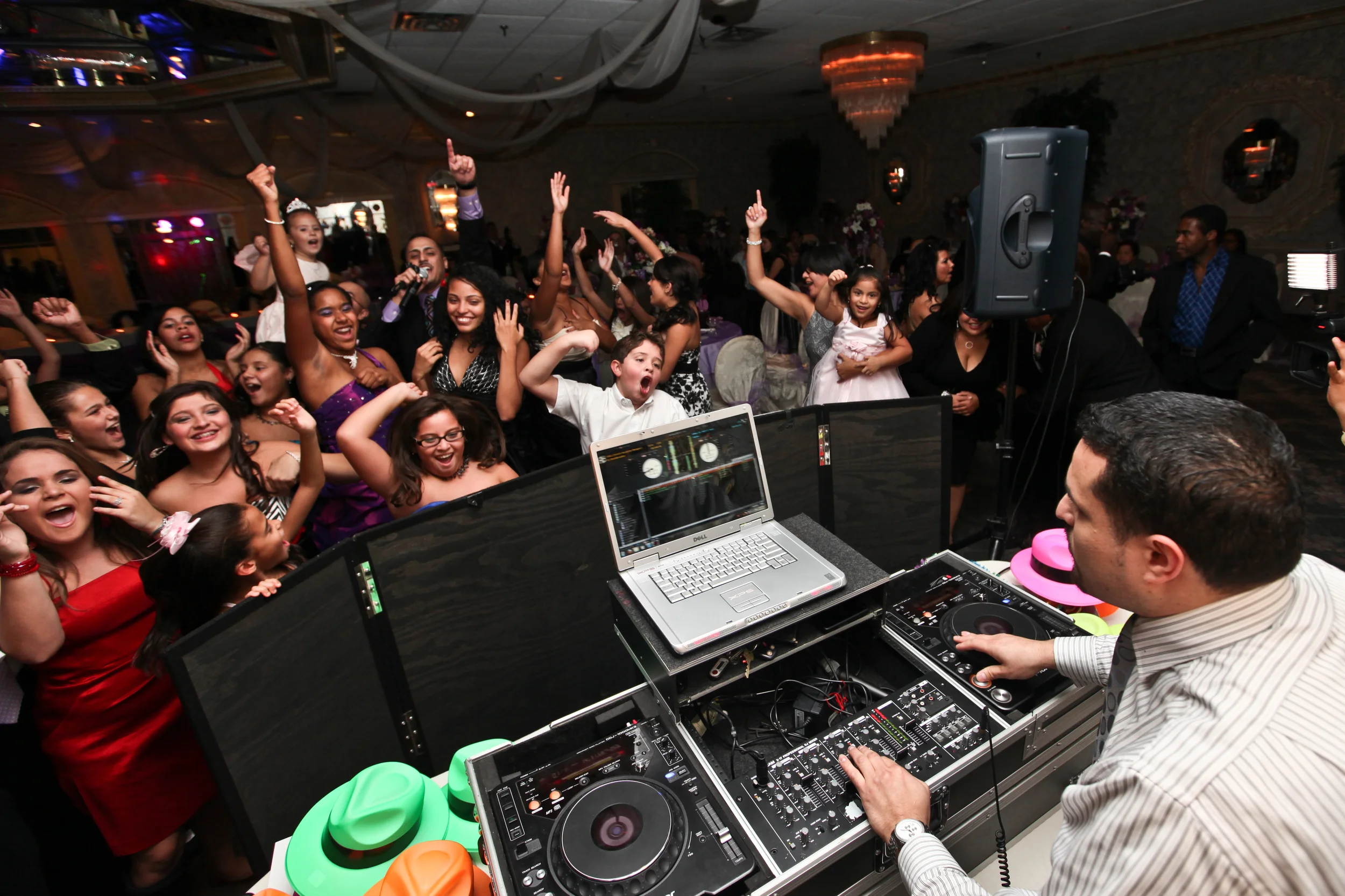 DJ Joe Rock'ing out