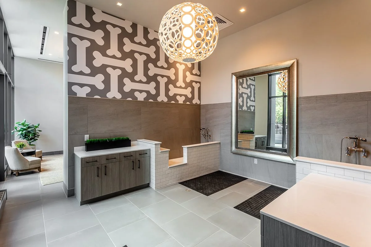 How fabulous is this dog spa!