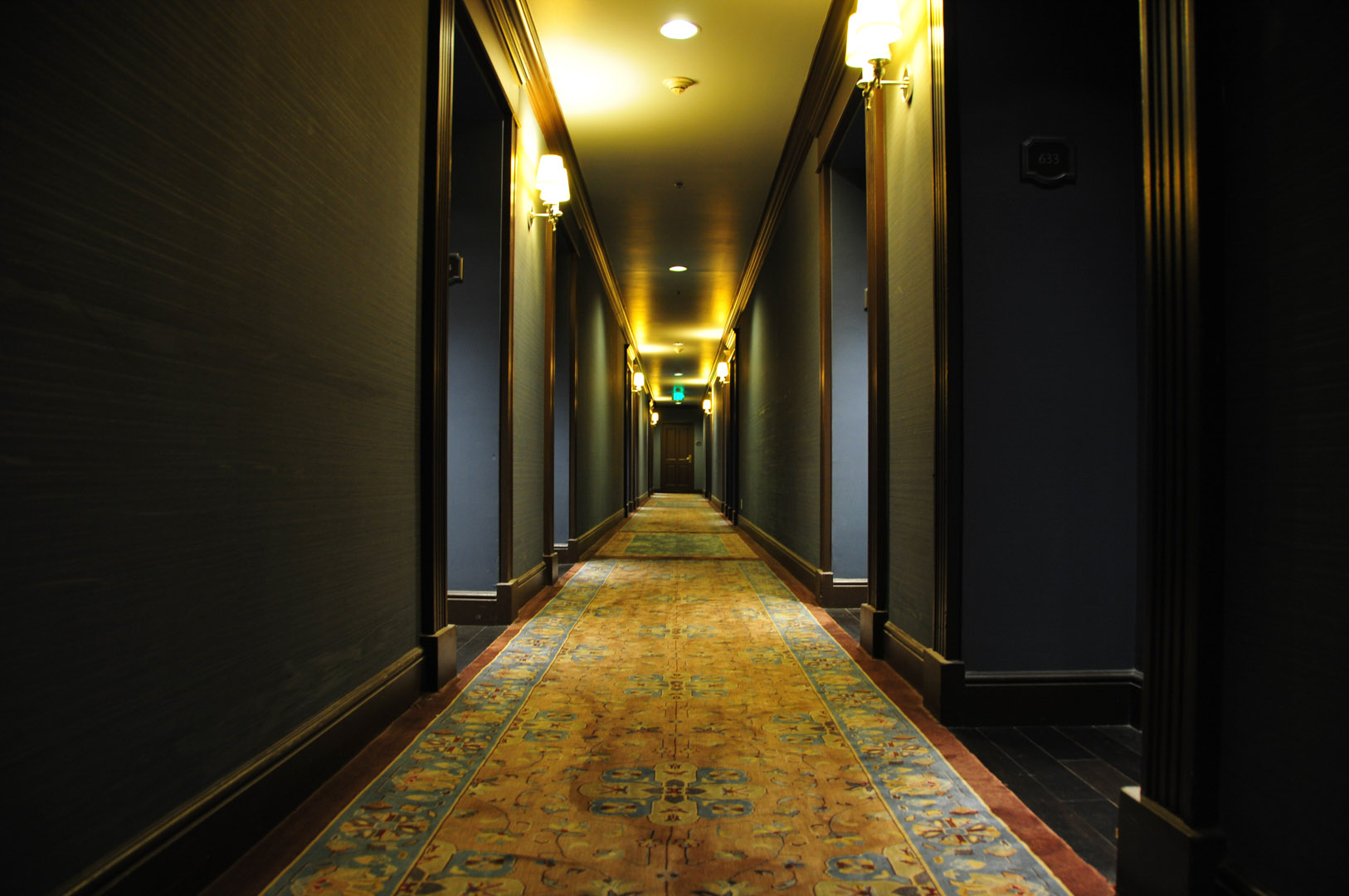 hotel corridor lobby room private club san diego sd california usa america exit emergency door.jpg
