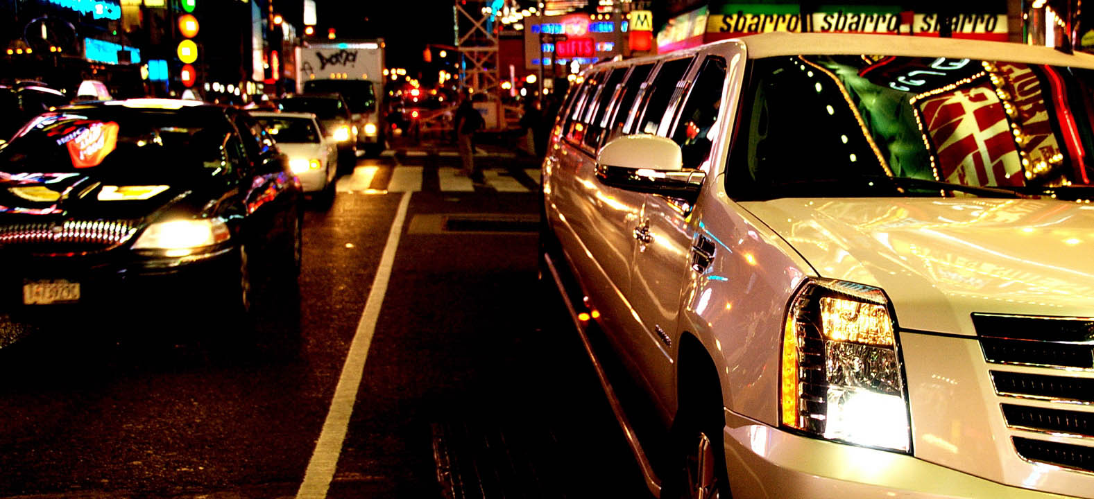 New York by Night city nyc manhattan downtown usa america cars suv limo night life light times square.jpg