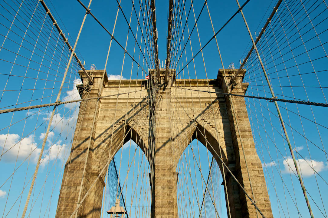 sypder web bk bridge brooklyn nyc ny new york city usa america brick line cables blue sky stone east river.jpg