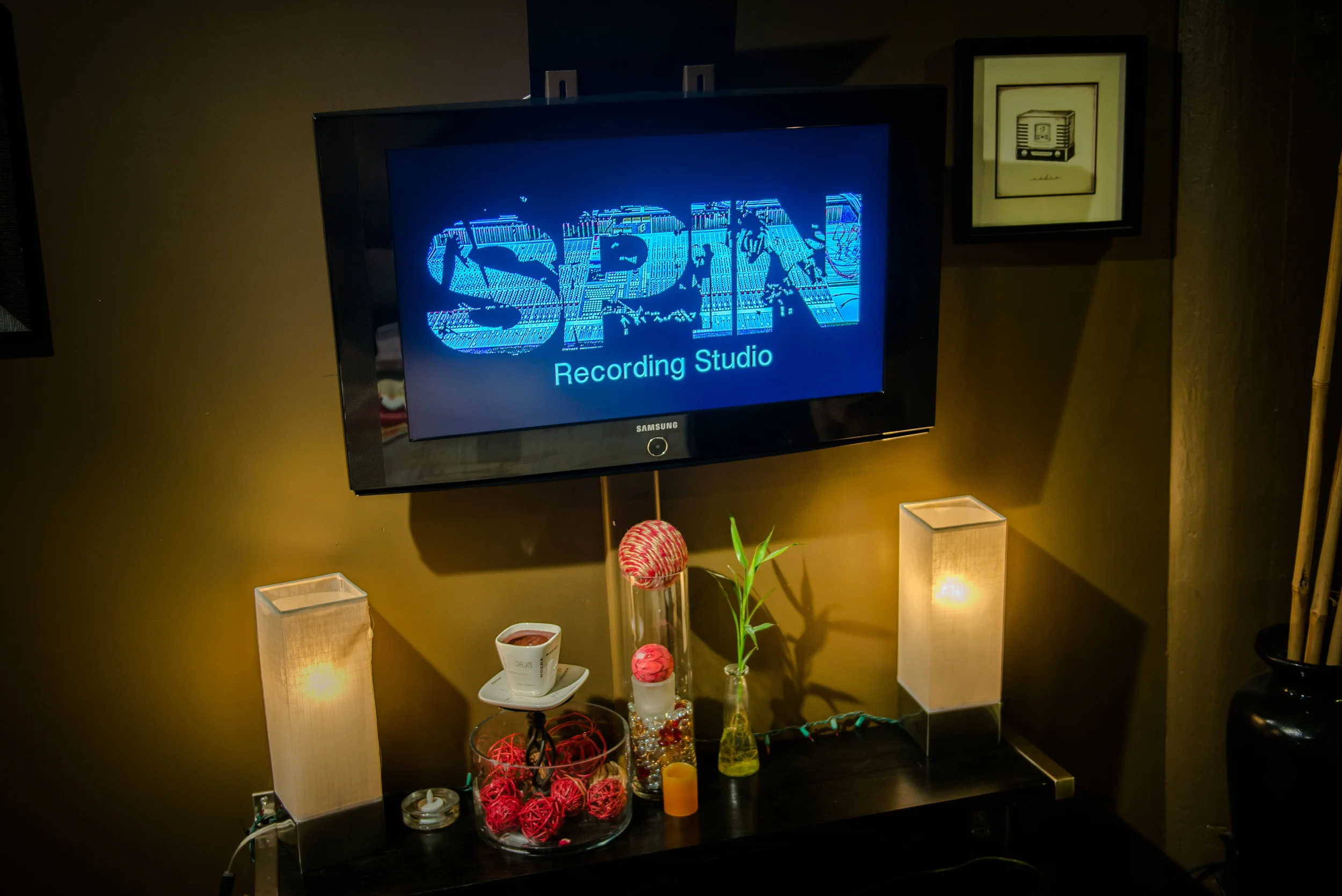 We recorded at the wonderful Spin Studios in Long Island City, Queens