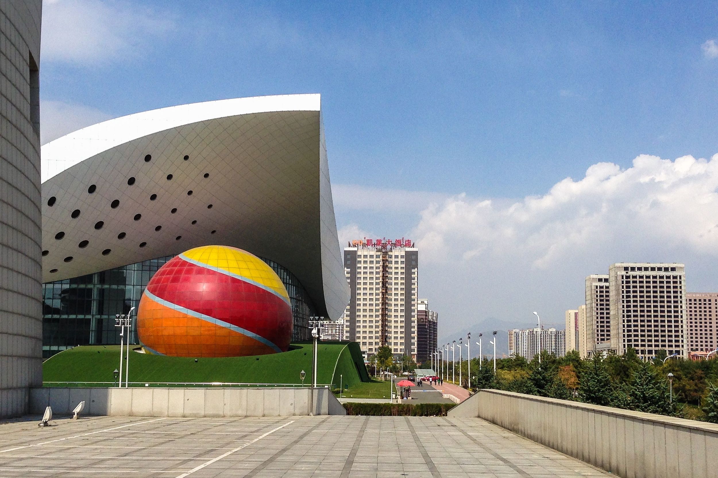 One of the extraordinary concert halls we have been performing in