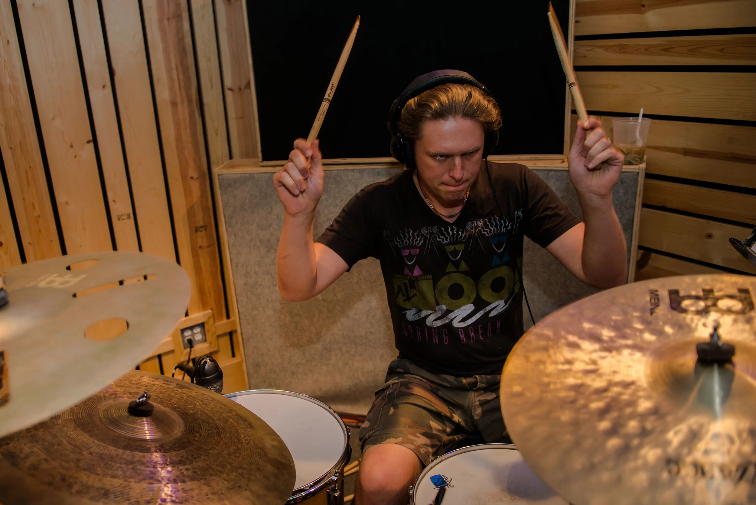 Matt Zebroski on drums