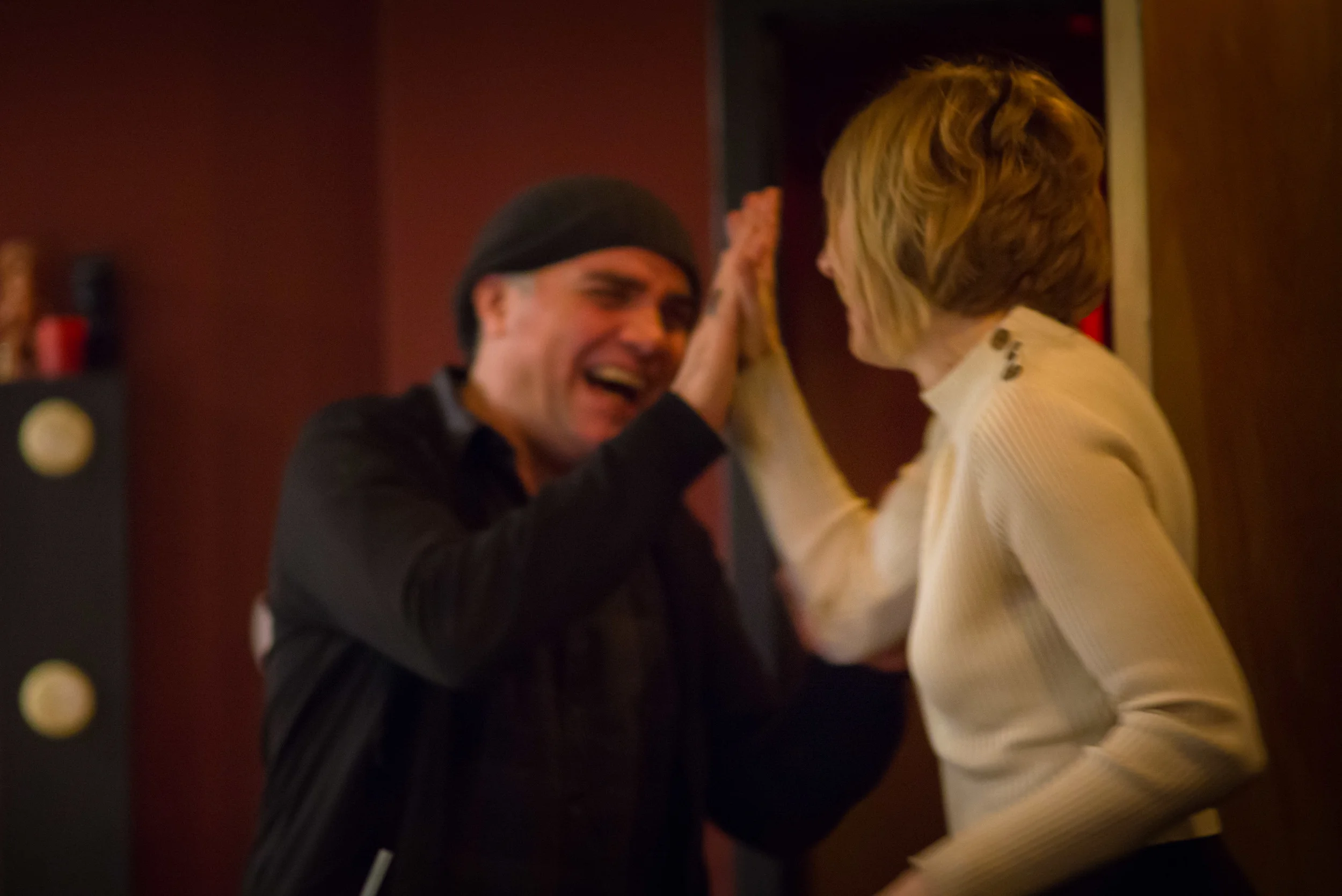 I love working with my producer Nik Chinboukas