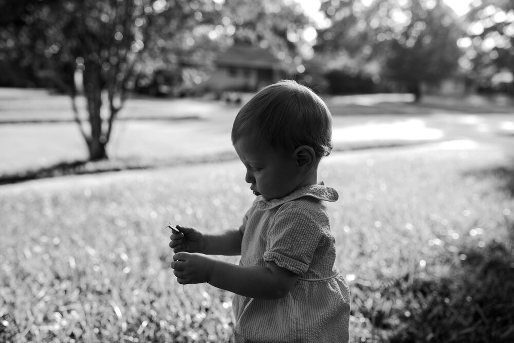 Shreveport Lifestyle Baby &amp; Toddler Photographer | Bossier City Lifestyle Baby &amp; Toddler Photographer | Louisiana Lifestyle Baby &amp; Toddler Photographer | Seersucker Romper 1 yr Portraits