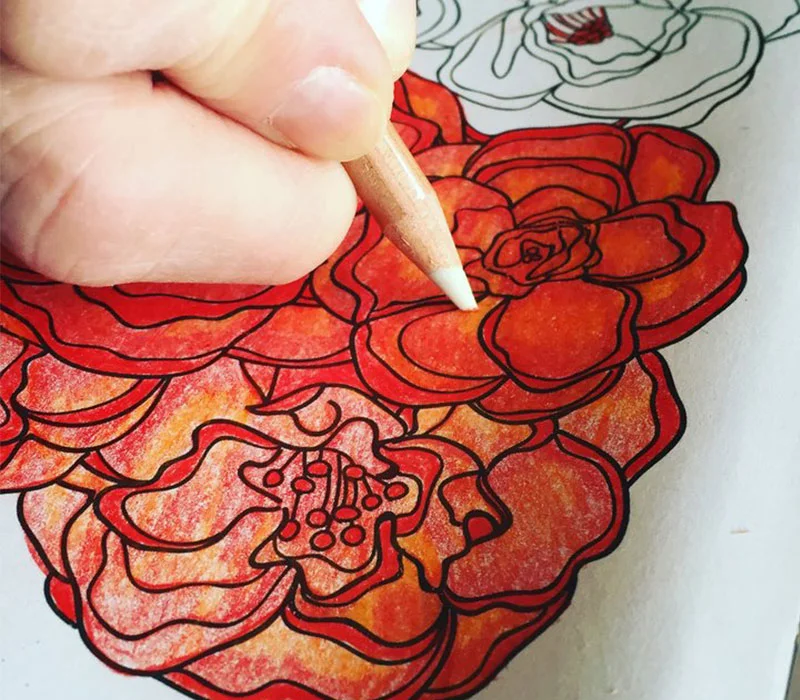 Learning coloring techniques for relaxation.