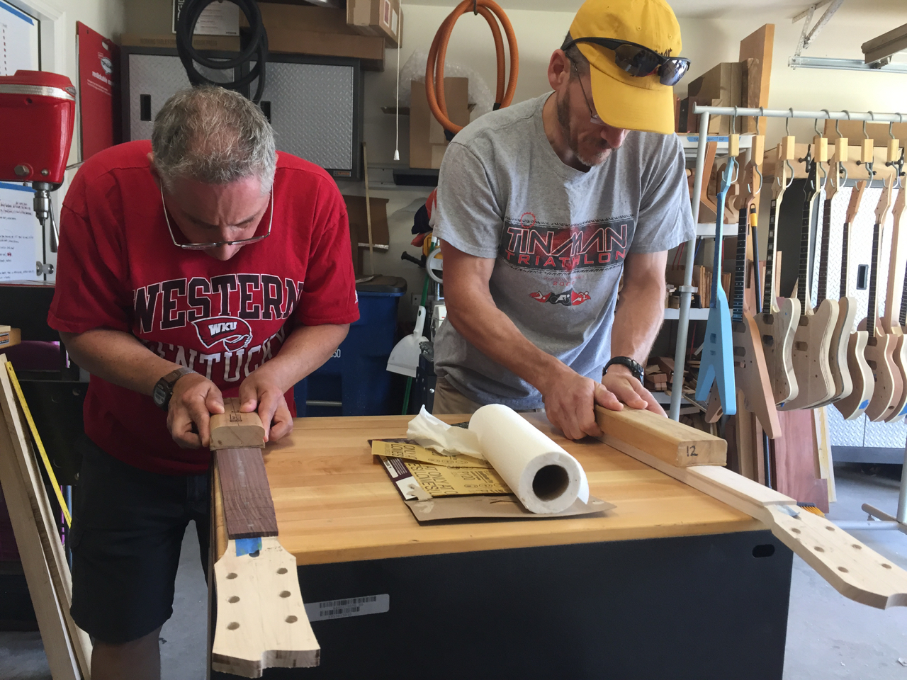 Sanding builds character! It also counts as cardio.