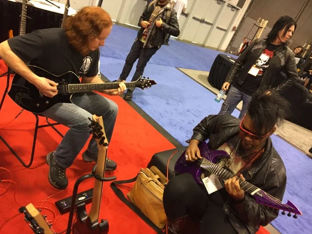 Michael and Palo in a jam session; great players!