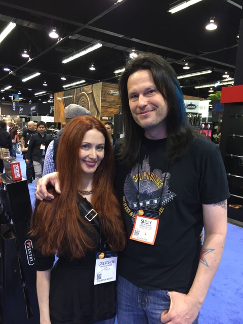  Was great to meet Gretchen Menn; she was on a great episode of the Amps and Axes Podcast. Super talented, and incredibly nice. We geeked out over our mutual appreciation of Randy Rhoads. 
