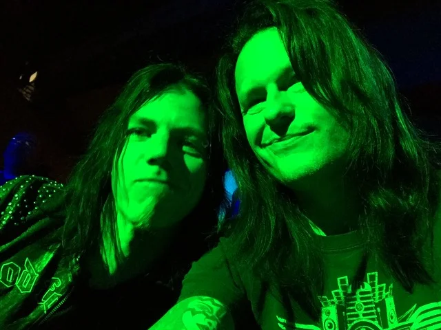...in the photo pit at the Randy Rhoads Remembered show. Too much fun!