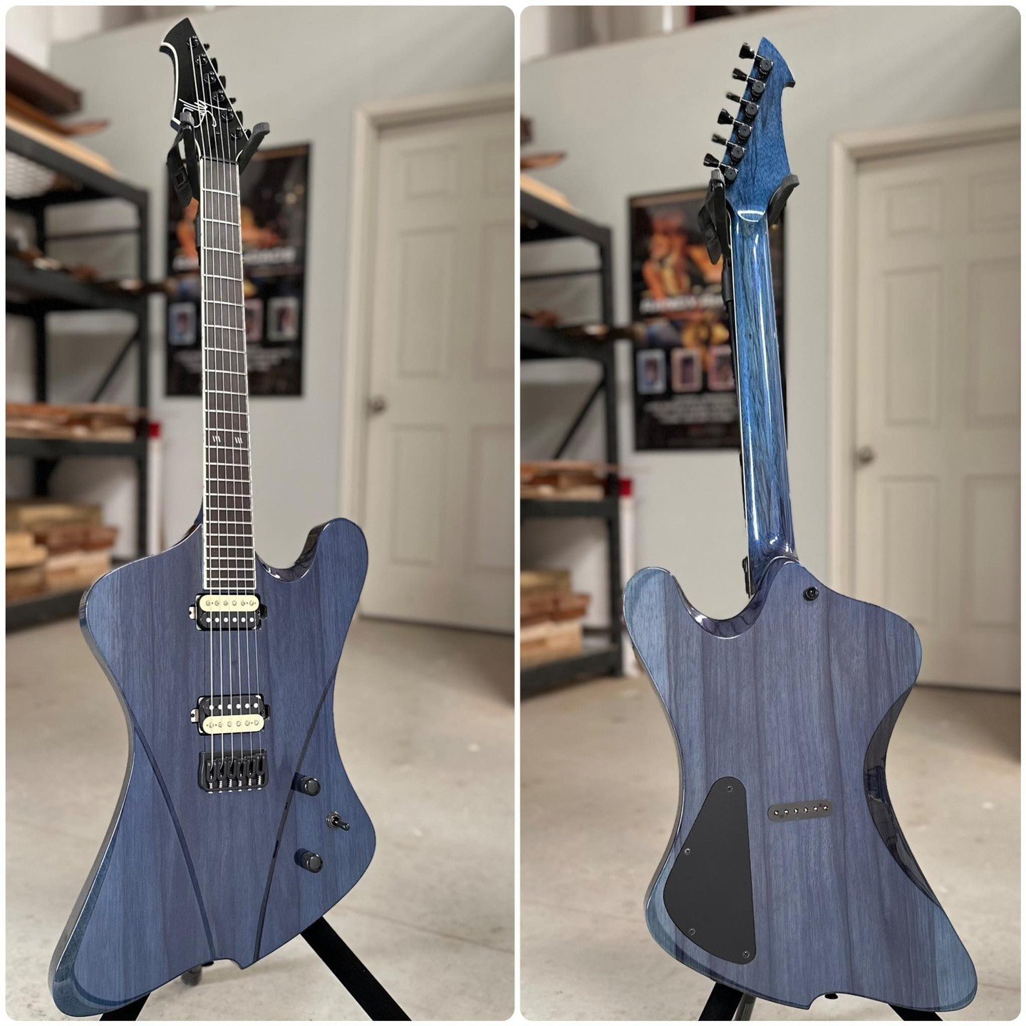 Make sure to come by the Dallas Guitar Show today to try (and buy!) some sweet Sully guitars. Check out this Glamazon Sparkle Shipwreck Blue Raven. Yep - you read that right! If you ask nicely I might post some closeups... 😉😘 #sullyguitars #builtby