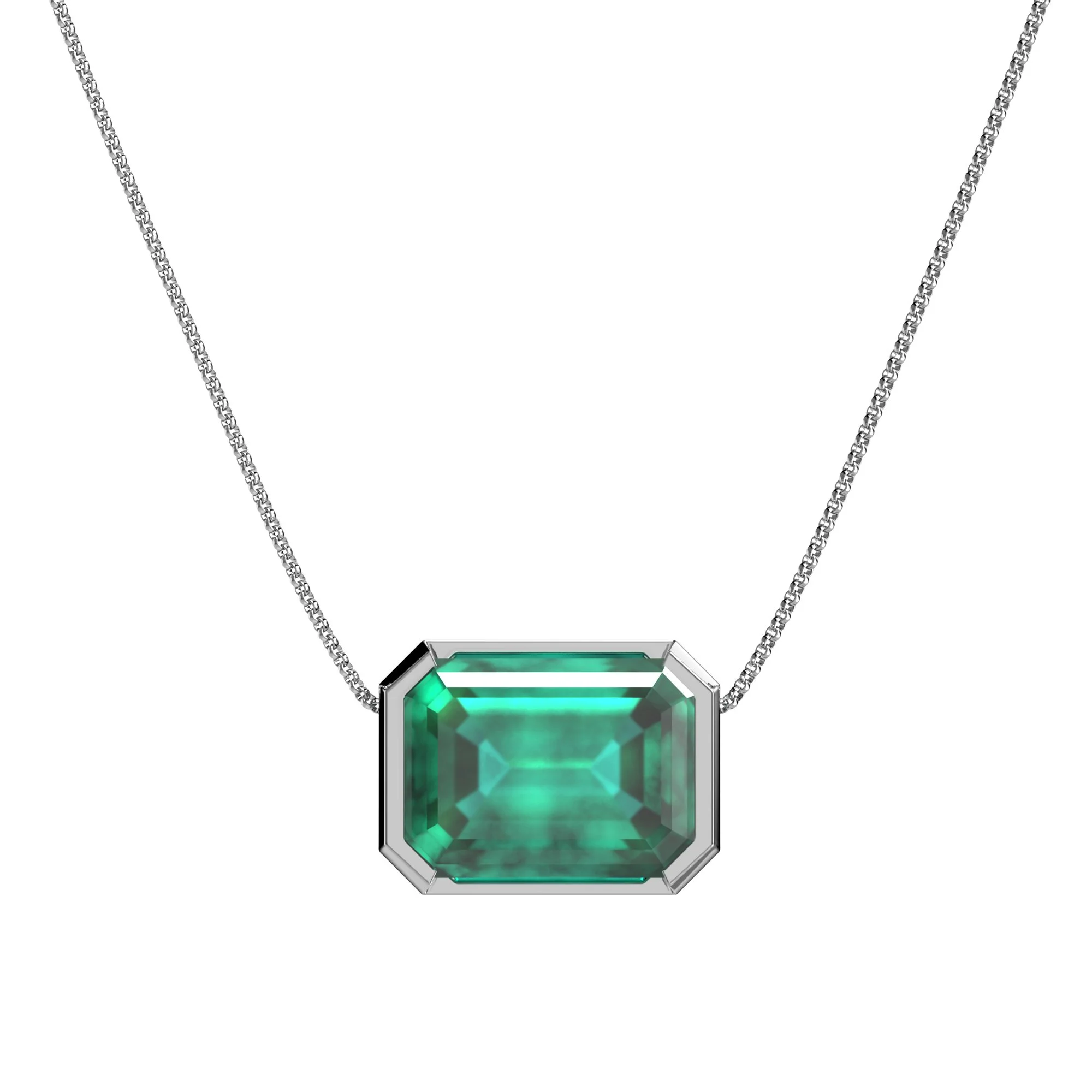 Let's say goodbye to the Month. of may with this gorgeous invisible bail pendant featuring a 1.82 carat Emerald set on the Persia half bezel 😍😍😍🌳

Impossible to love emeralds and the lush green that makes it so vivid 

orders: info@larissalandine