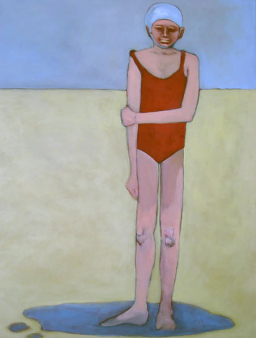 Girl with Cap, oil on canvas