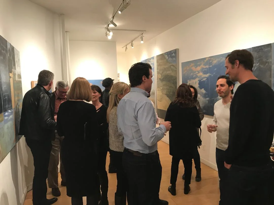 Dacia Gallery, NYC, solo show opening