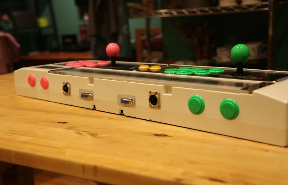Extra buttons added for home / select on the reverse.