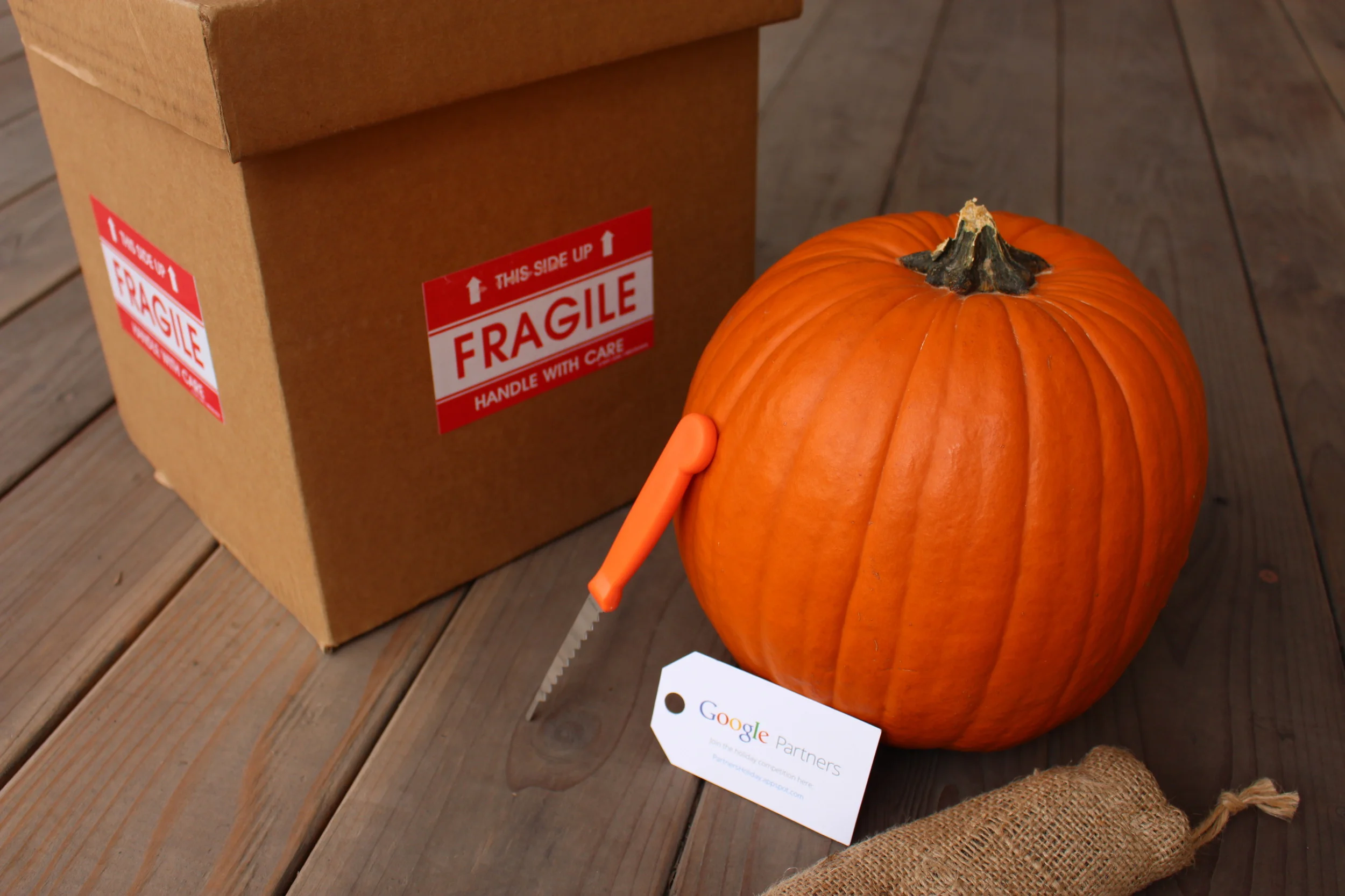 Pumpkin invitation - Kit