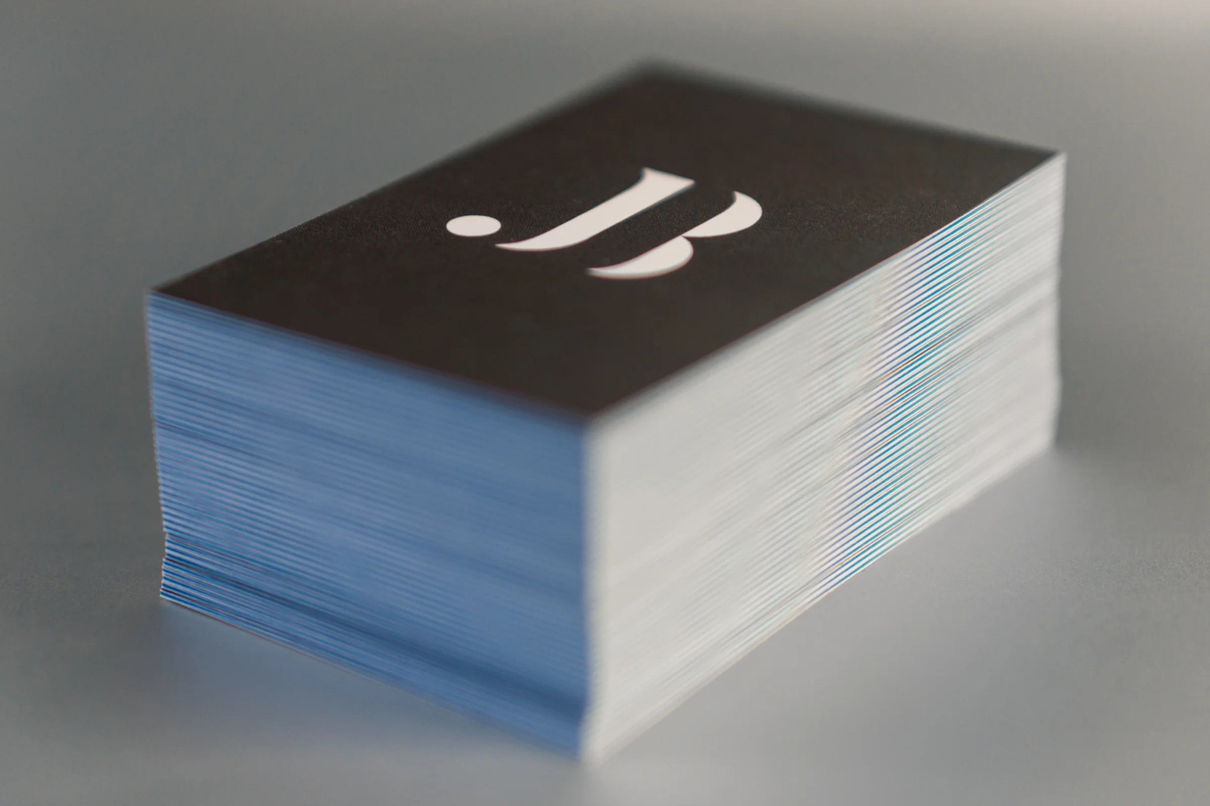 The symbol itself is made from refined shapes to make the initials “J.B.” pointing to the name. The studio captures real estates valued up to $22 million dollars so it was important to match the taste of the studio's clients.