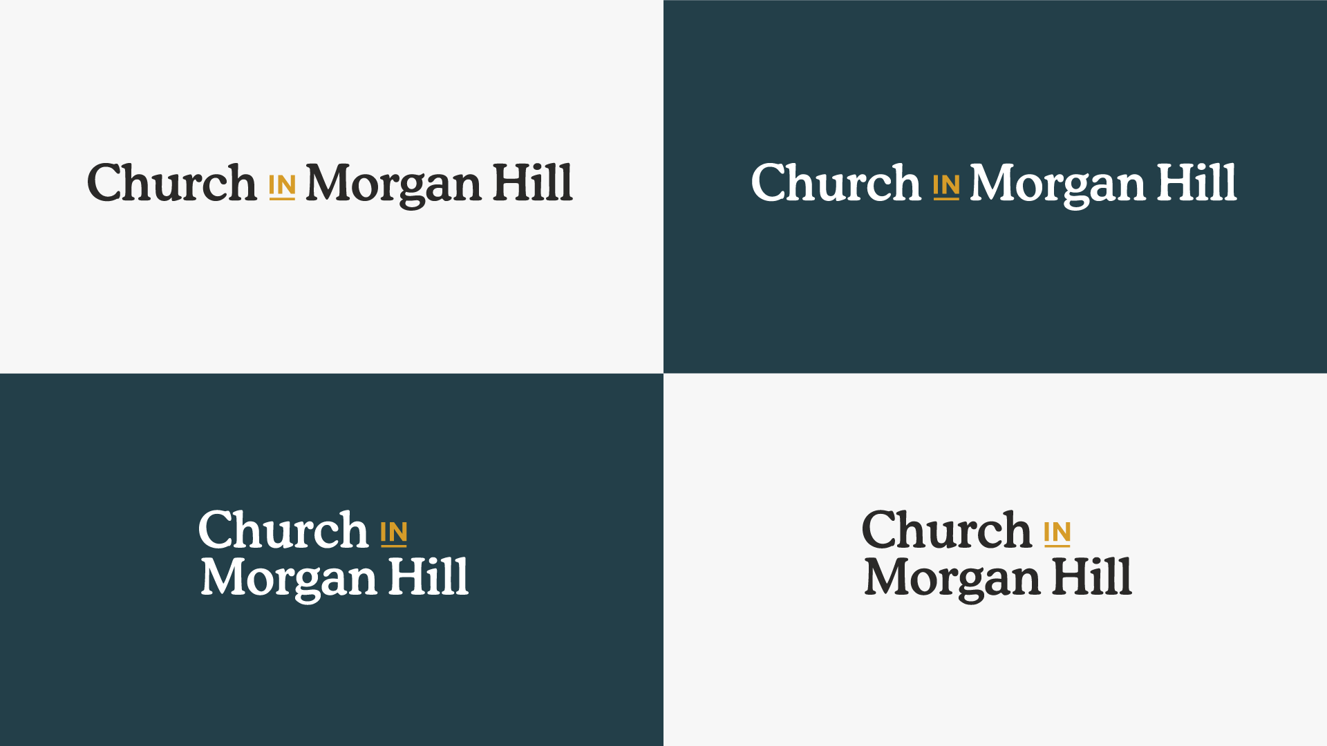 The illustrative pattern represents the scenic surroundings of Morgan Hill. Its made up of rolling hills and valleys, which depict some of the area's key features. The identity uses colors inspired by the sunset, which creates a warm and pleasant un