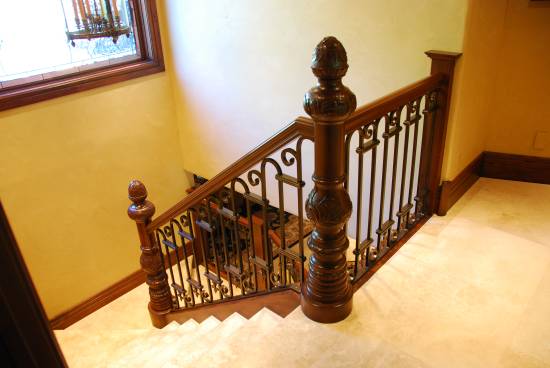  Hand-forged 3/4" solid scrolls 