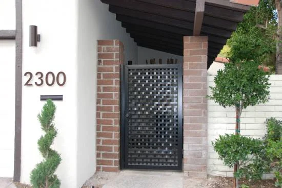  Woven entry gate, showcased on Flip This House, Las Vegas Nevada 