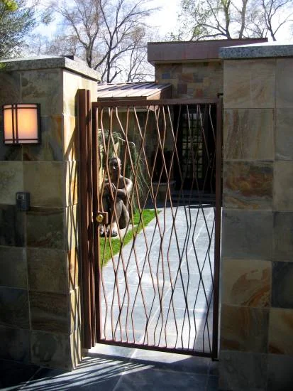  Guest house entry gate, Las Vegas Nevada 