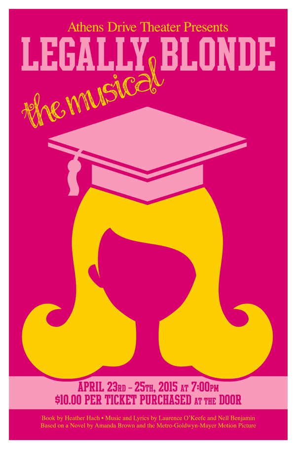 Theater Poster: "Legally Blonde the Musical"