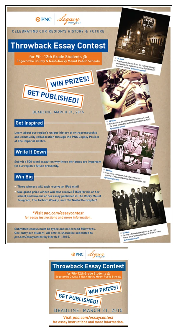 Throwback Essay Contest - PNC Legacy Project Initiative